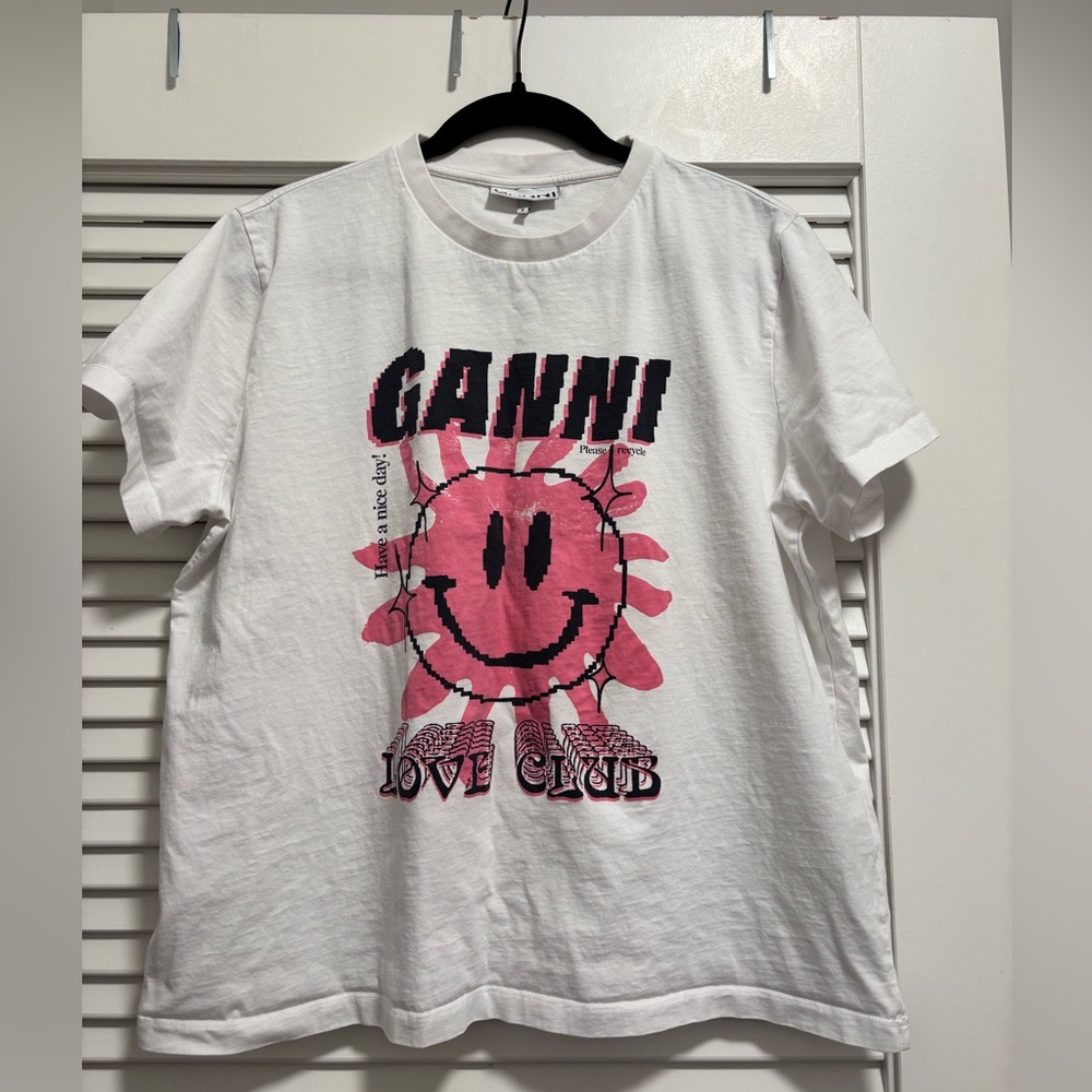 Ganni Love Club T-Shirt